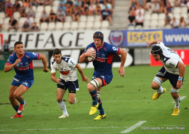 Top 14 – Le FC Grenoble à la botte de Plisson